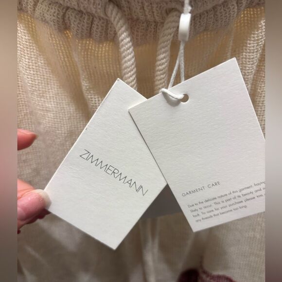 Zimmermann OTTIE PALM DRAW WAIST SKIRT size 1 NWT - Picture 10 of 10